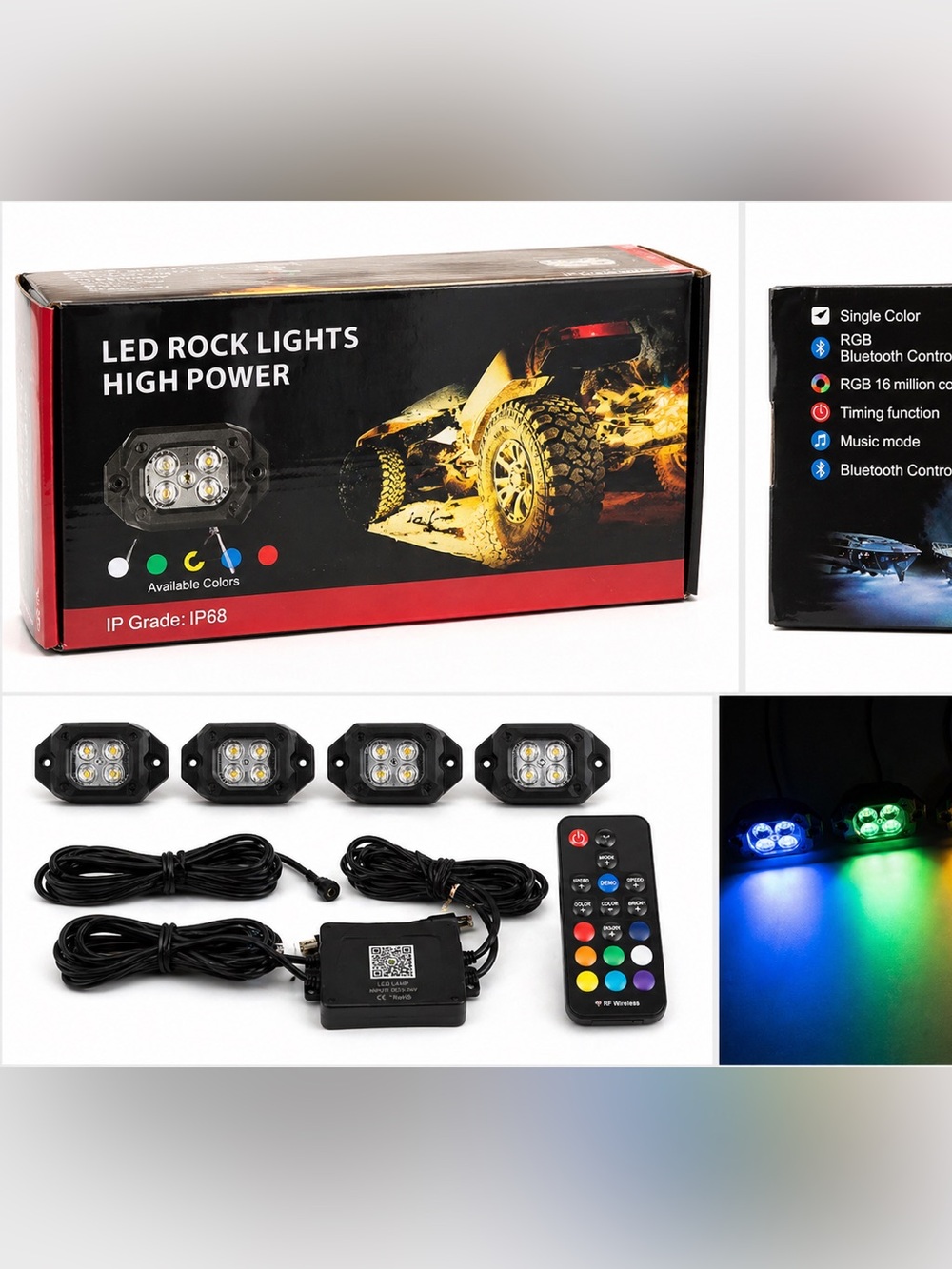 LED rock lights